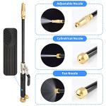 Jet Pressure Washer with 3 Nozzles and Hose