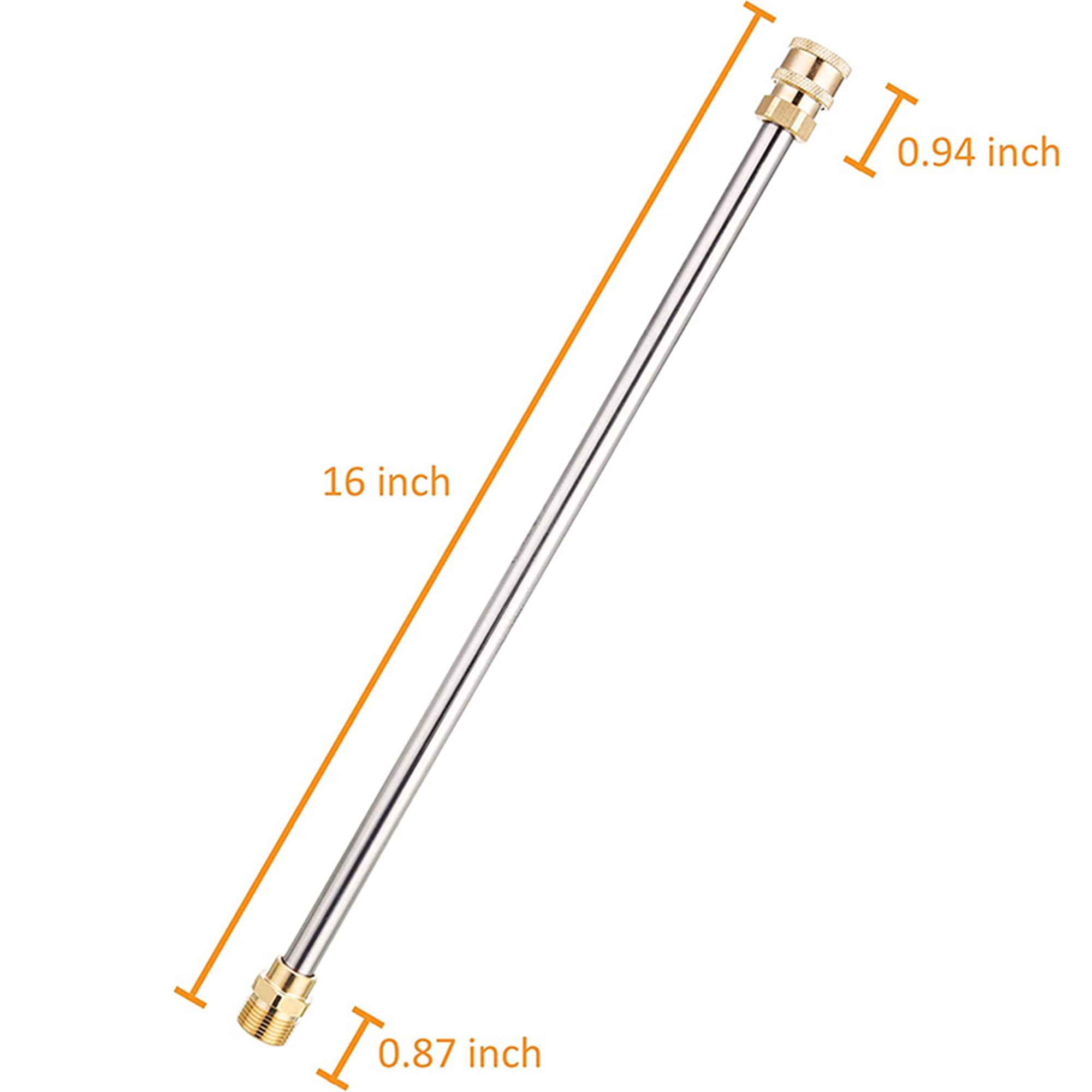 Elbourn Pressure Washer Gun with Extension Wands & Nozzles