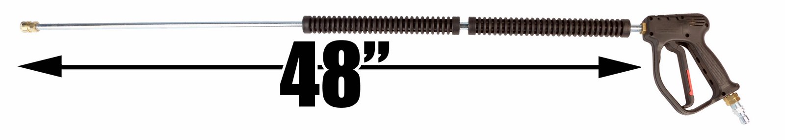 4000 PSI Pressure Washer Gun Kit with 48" Wand