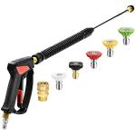 TOOLCY Adjustable Pressure Washer Gun with Nozzles