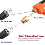 Sooprinse High Pressure Washer Gun with Nozzles