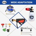 TOOLCY Adjustable Pressure Washer Gun with Nozzles