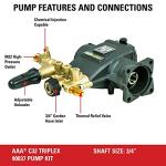 AAA Pumps 90037 Triplex Replacement Pump Set 3700 PSI