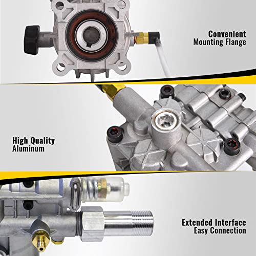 SurmountWay 3200PSI Horizontal Pressure Washer Pump