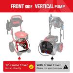 YAMATIC Vertical Pressure Washer Pump, 2600-3100 PSI
