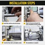 SurmountWay 3200PSI Horizontal Pressure Washer Pump