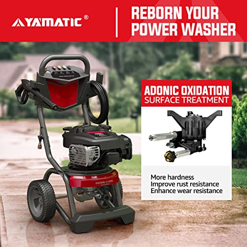 YAMATIC Vertical Pressure Washer Pump, 2600-3100 PSI