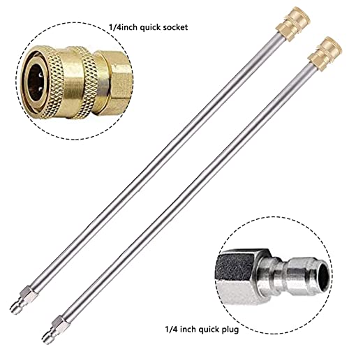 Frunimall 12-Inch Pressure Washer Extension Wand