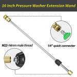 POHIR 3600 PSI Pressure Washer Gun with Accessories