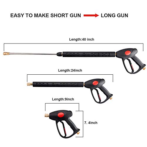 AURORA 4000 PSI Pressure Washer Gun with Extension