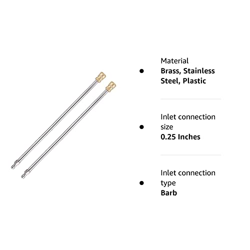 Frunimall 12-Inch Pressure Washer Extension Wand