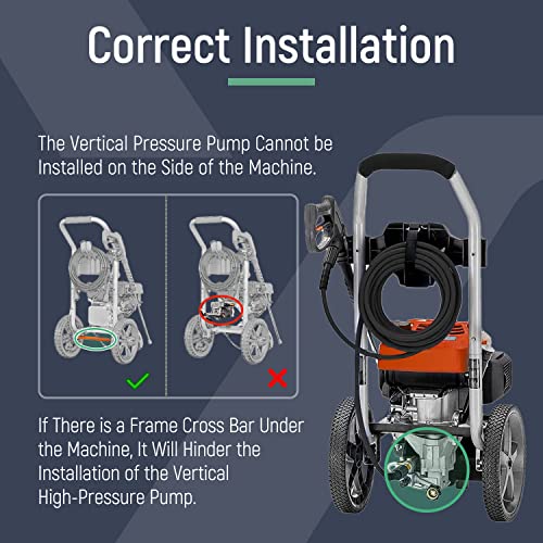 ATIMA Vertical Pressure Washer Pump, 3200 PSI