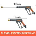Heliwoo Adjustable Pressure Washer Gun with Nozzles