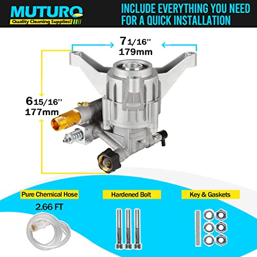 MUTURQ Vertical Pressure Washer Pump 2900 PSI