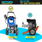 MUTURQ Vertical Pressure Washer Pump 2900 PSI