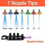 Heliwoo Adjustable Pressure Washer Gun with Nozzles