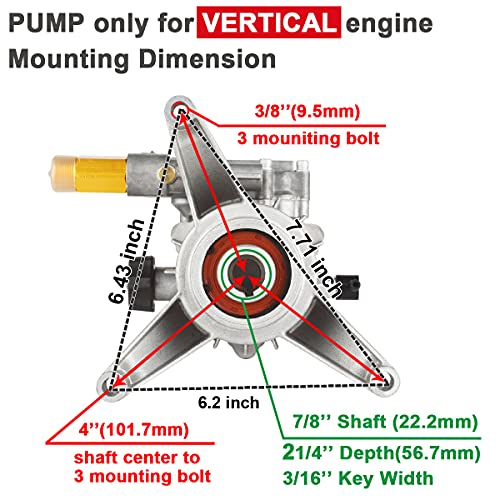 YAMATIC 2900 PSI Universal Pressure Washer Pump