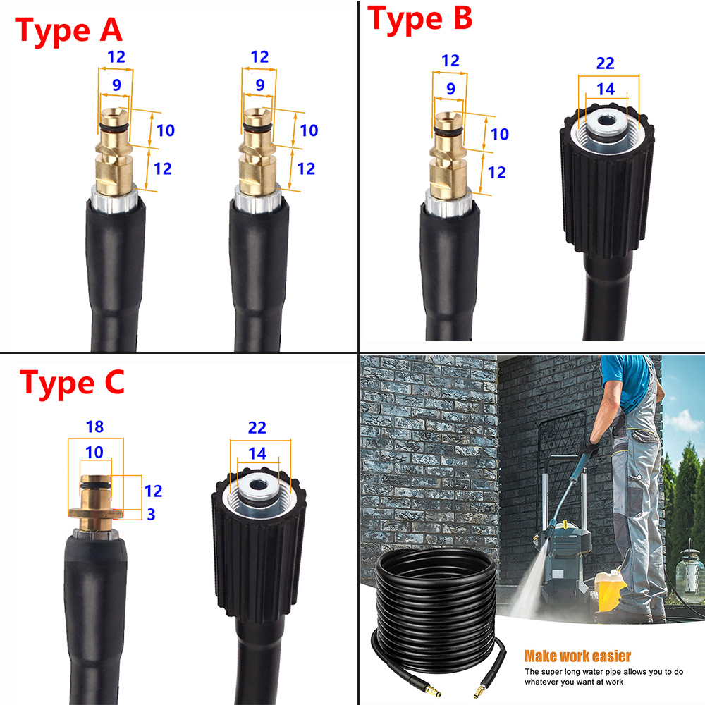 Karcher Pressure Washer Extension Hose Quick Connect