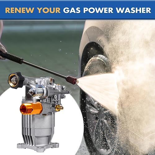 TOOLCY 3/4" Shaft Horizontal Pressure Washer Pump