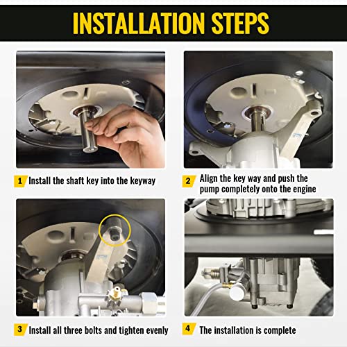 SurmountWay 3200 PSI Vertical Pressure Washer Pump