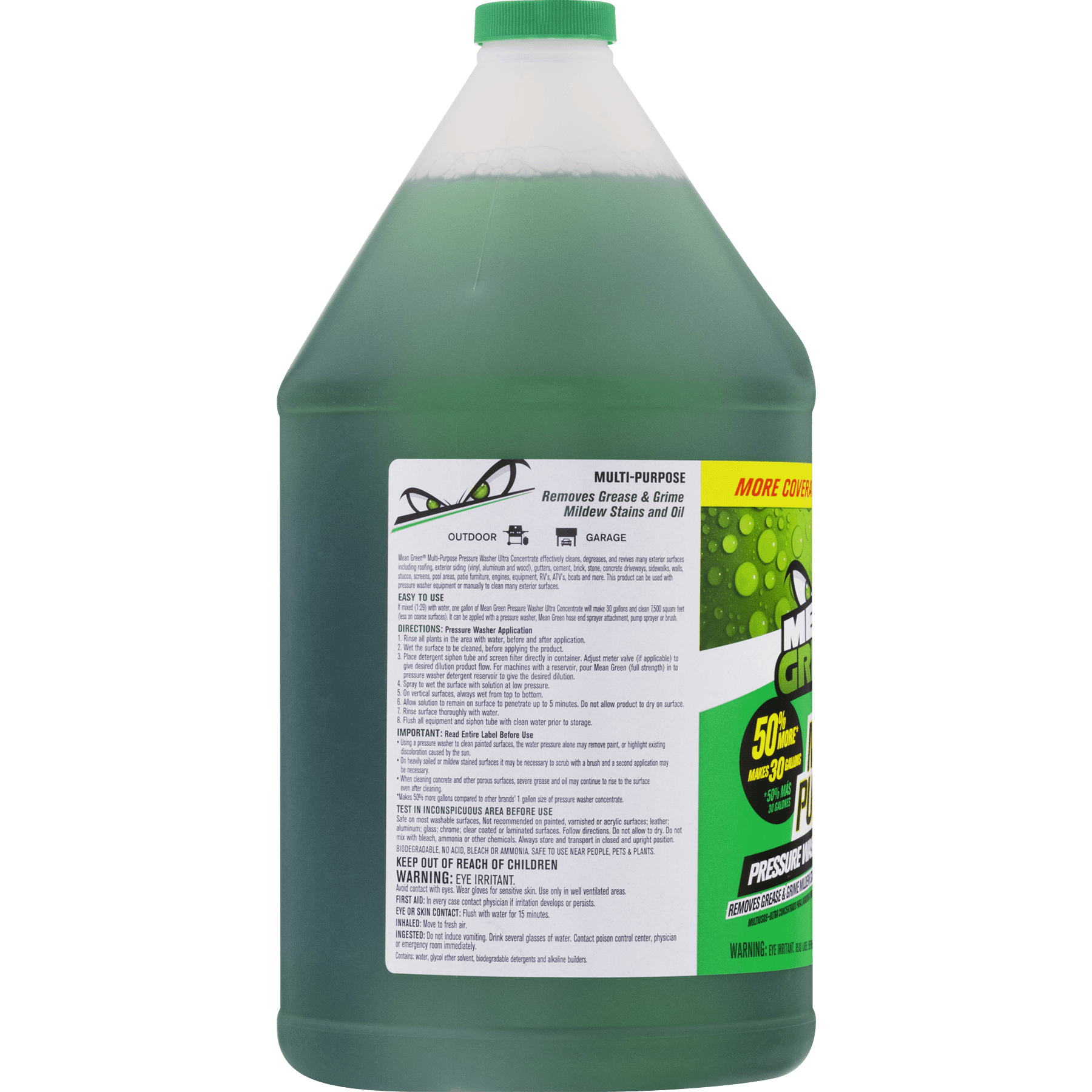 Mean Green Ultra Concentrate Pressure Washer Cleaner, 1 Gallon