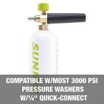 Sun Joe Foam Cannon for SPX Electric Pressure Washers