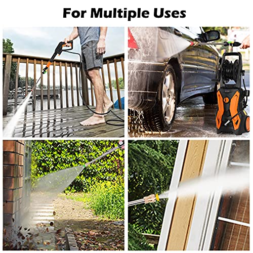 3500PSI Electric Pressure Washer with Nozzles and Hose