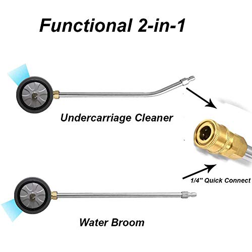 Dual Purpose 16" Car Undercarriage Pressure Washer