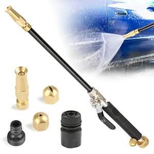 Portable Hydro Jet Pressure Washer with 3 Nozzles