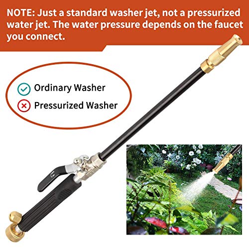 Portable Hydro Jet Pressure Washer with 3 Nozzles