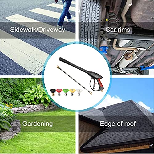 Pressure Washer Wand with Extension and 5 Nozzles