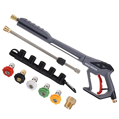 Ridge Washer High-Pressure Spray Gun with Extensions