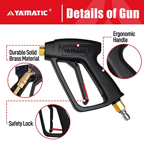 YAMATIC Pressure Washer Gun with Quick Connector