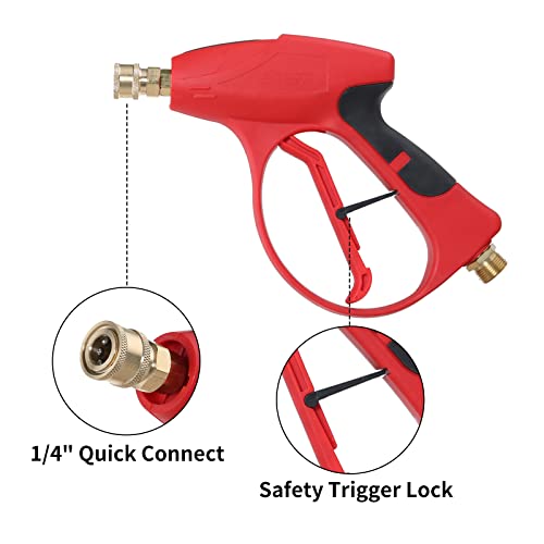 Sooprinse 3000 PSI Pressure Washer Gun with Extensions