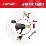 YAMATIC Pressure Washer Gun with Flexible Extension Wand