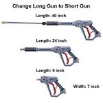 RIDGE WASHER Pressure Washer Gun with Extension Wand