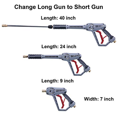 Ridge Washer Power Washer Gun with Extension Wand