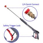 Ridge Washer High-Pressure Spray Gun with Extensions