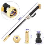 Portable Hydro Jet Pressure Washer with 3 Nozzles