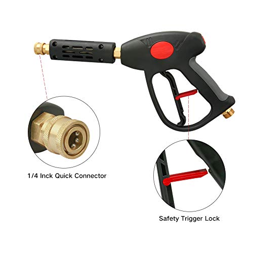 High-Pressure Washer Gun 4000 PSI with 5 Nozzles