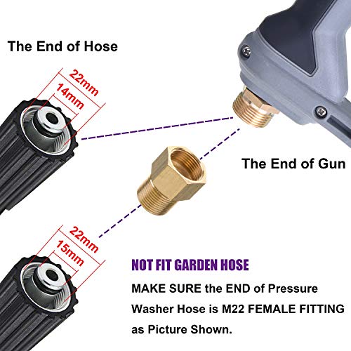 Ridge Washer Power Washer Gun with Extension Wand