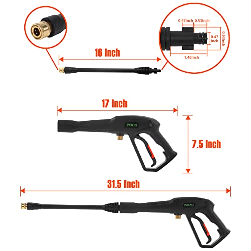 Pressure Washer Gun with Extension Wand