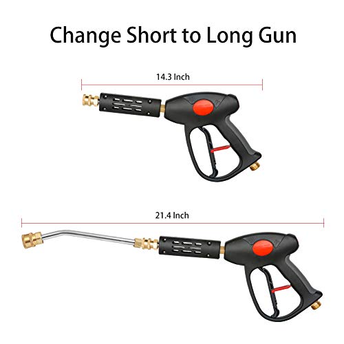 High-Pressure Washer Gun 4000 PSI with 5 Nozzles
