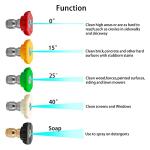 High-Pressure Washer Gun 4000 PSI with 5 Nozzles