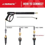YAMATIC 5000 PSI Pressure Washer Gun with Wand