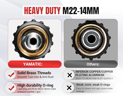 YAMATIC 50 FT Kink Resistant Pressure Washer Hose
