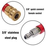 Hourleey 50FT Pressure Washer Hose with Quick Connect