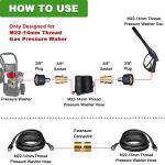 YAMATIC 25 ft Kink Resistant Pressure Washer Hose