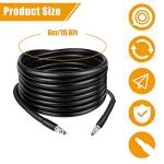 19.7ft High Pressure Washer Hose Extension with Quick Connect