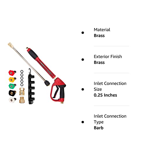Hourleey High Power Pressure Washer Gun